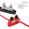 thumbnail image 1 of Bus Bars Power Distribution Block 12V 250A,Dual M8/10 Studs Terminals Block,2pcs, 1 of 9