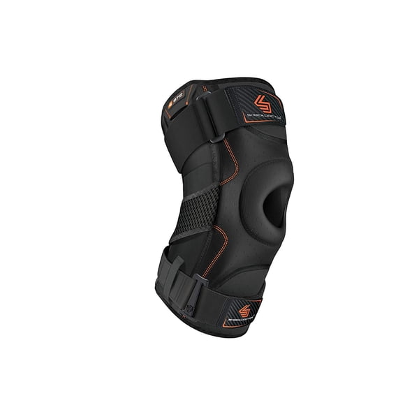 Shock Doctor 872 Knee Brace/Knee Support with Dual Hinges for Stability, Medium, Black