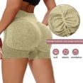thumbnail image 4 of Hurxie Deals Shorts de Gym pour Femmes Taille Haute Lissage des Fesses Shorts de Yoga Sans Couture Vêtements de Sport pour Femmes, 4 of 8