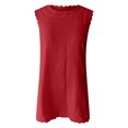 thumbnail image 3 of AherBiu Robe d'Été pour Femmes 2024 Sans Manches Mignonne Mini Robe Débardeur Col Ras du Cou Robe Décontractée, 3 of 5