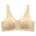 thumbnail image 5 of LSLJS Ladies Traceless Comfortable No Steel Ring Breathable Gathering Front Opening Buckle Bra Woman Underwear, 5 of 5