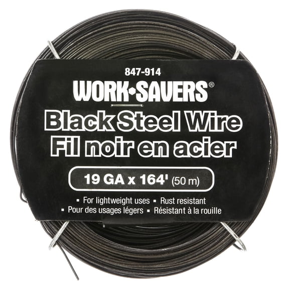 Hardware Essentials Black Steel Wire