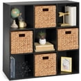 thumbnail image 1 of Best Choice Products 9-Cube Storage Shelf Organizer with 3 Removable Back Panels, Black, 1 of 8