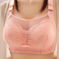 thumbnail image 3 of Plus Size Bra Women Convertible Bra Feature V-Neck Full-Figure Bra Style W-877 Pinks-a 36, 3 of 4