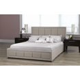 thumbnail image 1 of Westley King Platform Bed with Lift Storage, Beige, 1 of 3