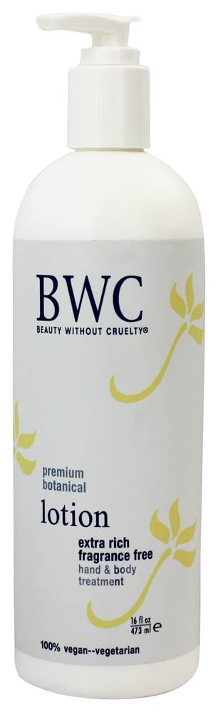 Beauty Without Cruelty - Lotion Traitement pour les Mains et le Corps Extra Riche Sans Parfum - 16 fl oz