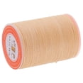 thumbnail image 1 of veasfak 55 Meters 0.8mm Dia Waxed Polyester Braided Thread for Hand Sewing Leather - Beige, 1 of 6