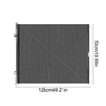 thumbnail image 3 of Barrière/clôture pour Animaux en PVC Extensible avec Conception Anti-Saut et Boutons-Pression Solides, Cloison Transparente Rétractable pour Chats et Chiens, Installation Sans Perçage, 3 of 6