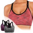 thumbnail image 2 of AWZXDE Soutiens-Gorge de Sport de Performance pour Femmes Design Sans Coutures Haut de Yoga, Course et Mise en Forme 2 Pack 2 Pcs, 2 of 8