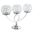 thumbnail image 1 of jifeng 3 Arm Candelabras Crystal Candle Holder Candlesticks Home Table Centerpieces, 1 of 8