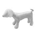 thumbnail image 2 of kurtrusly 1PC Mannequin PU Leather Standing Position for Display Toys White L Dog 1Set, 2 of 6