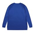 thumbnail image 3 of BADHUB Men's Long Sleeve Shirts Big & Tall Crew Neck Cotton Essential Pullover Athletic Performance Split Hem Sweatshirt Soft Causal Loose Top Spring Fall Deals L-5XL, 3 of 3