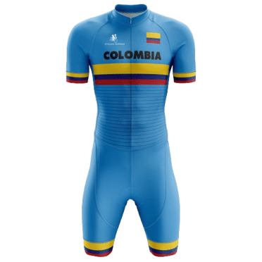 Colombia Flag Men's Triathlon Suit - 3XL