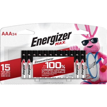 Energizer MAX AAA Batteries (24 Pack), Triple A Alkaline Batteries