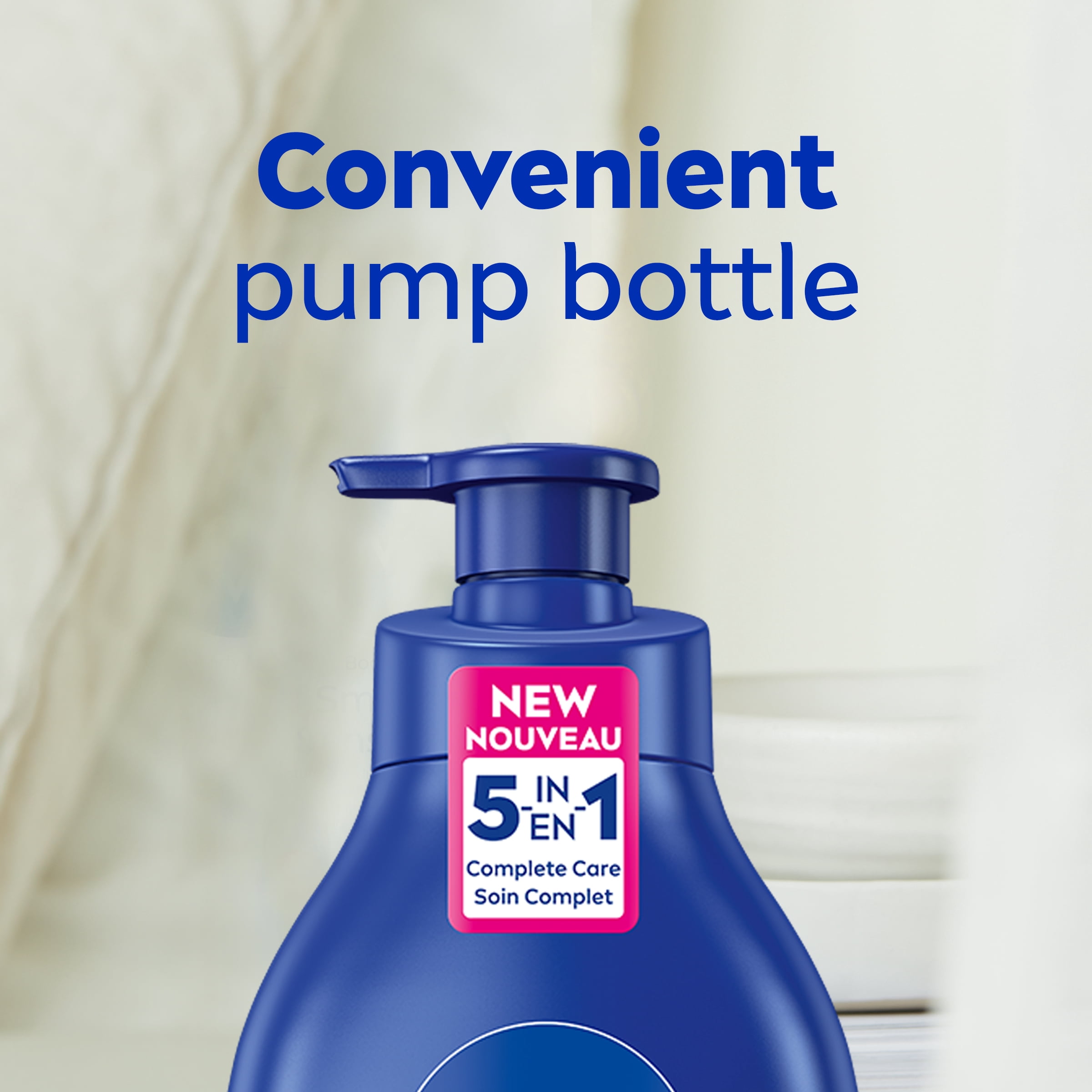 NIVEA Nourishing 72-Hr Hydrating Body Lotion, Body Milk with Hyaluronic Acid, 625 mL