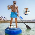 thumbnail image 4 of Goplus 10' Gonflable Stand Up Paddle board W / Sac Pompe à Palette en Aluminium, 4 of 10