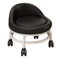 thumbnail image 3 of Abbracc Low Rolling Seat Pulley Stool Pedicure Stool Roller Seat Short Stool for Library black, 3 of 9