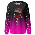 thumbnail image 4 of Chandail à Capuchon pour Femmes Joyeux Temps Froid Chandails à Capuchon Femmes Imprimé de Noël Col Rond Chandail Décontracté Col Rond Coupe Chandail à Enfiler Hauts Convenable Manches Longues Chandails à Capuchon pour Femmes Chandails d'Entraînement Blouse Ample, 4 of 4