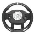 thumbnail image 4 of Steering Wheel Assembly, Silver Stitching Black Hand Grip Carbon Fiber Steering Wheel  for Raptor 2017-2021, 4 of 7