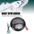thumbnail image 3 of 85mm Marine Tachometer, 3 in 1 Speedometer Fuel Voltmeter Gauge with 7 Colors Backlight for Truck Car RV Boat, Suitable for Truck Tractor Trailer Car RV Boat, 3 of 7