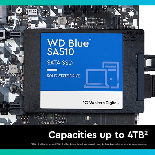 WD Blue SA510 SATA SSD 2.5”/7mm Cased - 1TB - Walmart.ca