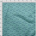 thumbnail image 4 of oneOone Rayon Turquoise Blue Fabric Floral Fabric For Sewing Printed Craft Fabric By The Yard 56 Inch Wide, 4 of 4