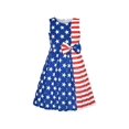 thumbnail image 1 of Girls Dress American Flag National Day Party Dress 10 Years, 1 of 7