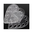 thumbnail image 4 of Heart  Shape 12 Holes Brush Pen Holder Nail Tool Display Shelf Organizer, 4 of 10