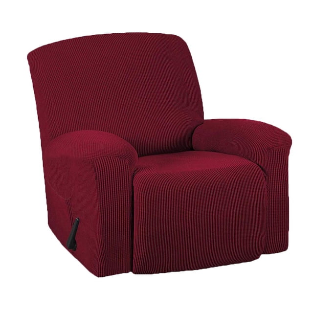 GUOOL Housses Extensibles pour Fauteuil Inclinable avec la Plupart des Fauteuils Inclinables Rouge