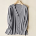thumbnail image 4 of Formal Cardigan Sweater Dresses for Women Thick Sweater Cardigan plus Size Short Cardigan Summer Sweaters for Women Open Front Light Sweaters for Women Open Front Titanium Snap Cardigan Sweaters for, 4 of 4