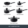 thumbnail image 2 of T-fal Signature 9 Piece Set, Pots and Pans, Non-Stick Cookware, 2 of 9