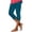 Dark Blue, variant on Aboser Women Tummy Control Capri Leggings Soft High Waisted Yoga Pants Slim Fit Keyhole Capris Athletic Running Workout Leggings 2025 Summer Beach Outfits