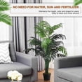 thumbnail image 2 of Costway 3.5' Artificial Areca Palm Decorative Silk Tree w/ Basket In/Outdoor Home, 2 of 10