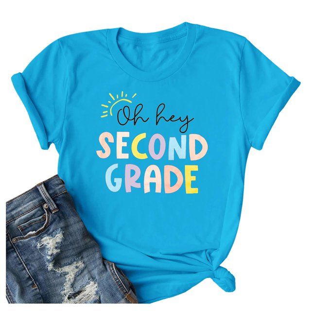 TSADFHJI Hauts Pailletés Femmes Fête Mode Décontractée Imprimé Col Rond Manches Courtes Chandail T-Shirt S Bleu Ciel