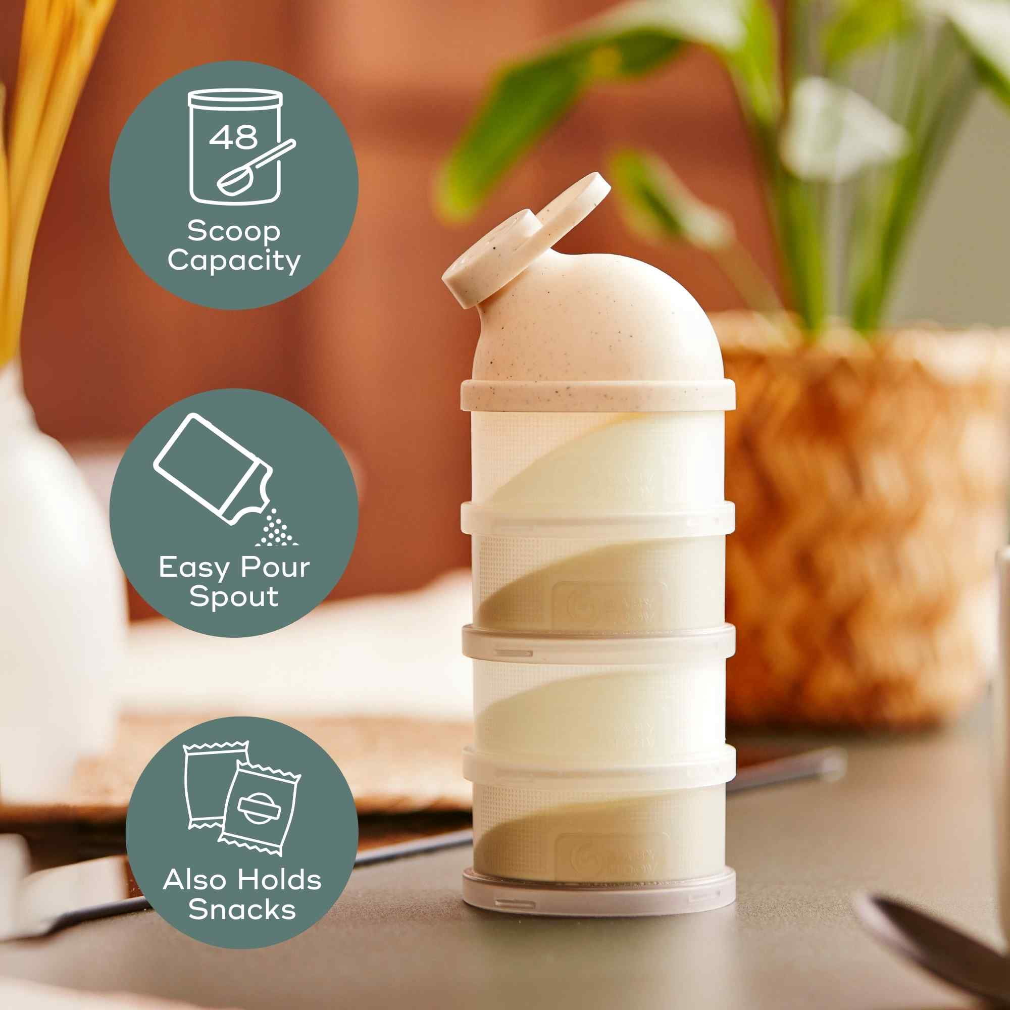 Babymoov Babydose Baby Formula Dispenser Container Mineral Green