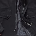 thumbnail image 3 of Babysbule Veste d'Hiver pour Hommes Taille Plu Mode Décontractée Col à Revers Veste en Polaire Manches Courtes à Capuche TG, 3 of 4