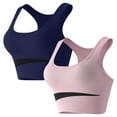 thumbnail image 1 of cfhntfmh Sports Bras for Women Soft Stretch High Impact Push up Bras Racerback Seamless Workout Athletic Bralettes, 1 of 6