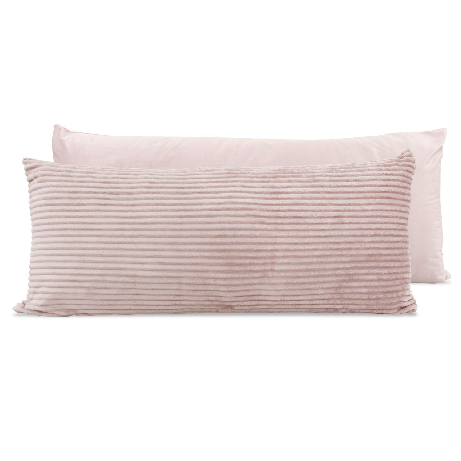 Cord Plush Body Pillow Fawn