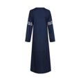 thumbnail image 4 of Birdeem Robe à Manches Longues pour Femmes Robe Maxi à Manches Longues Longues Robes Abaya Robe pour Femmes Femmes Robe Longue Musulmane Kaftan Vintage à Imprimé Floral Robes Maxi Islamiques, 4 of 8