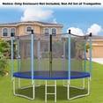 thumbnail image 3 of Gymax 16FT Trampoline Replacement Safety Enclosure Net for 12 Poles Weather-Resistant, 3 of 10