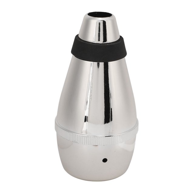 ABS Trumpet , Lightweight Trumpet Mute Fully Enclosed With Air Outlet For Practicing Instrument Gold,Silver