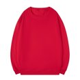 thumbnail image 1 of HAiming Chemises en Coton pour Hommes Décontractées à Manches Longues Col Ras du Cou Hauts Amples Mode Chandail de Base Surdimensionné, 1 of 6