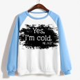 thumbnail image 5 of 2023 Chandail en Molleton Mode pour Femmes 50 % de Réduction Liquidation T-shirt Imprimé Manches Longues Blouse Col Rond Hauts Décontractés Chandail en Molleton, 5 of 5