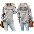 thumbnail image 2 of Huaizzzy Chandail de Mode d'Hiver pour Femmes, Imprimé Festif de Noël, Haut à Col Rond, Chandails et Robes Ajustés pour Femmes avec Cardigan Assorti, Hauts Décontractés et Chauds pour Femmes, Chandail pour Femmes, Chandail à Capuchon à Rayures Colorées pour Femmes, 2 of 4