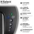thumbnail image 3 of Keurig K-Select Cafetière à dosette K-Cup à portion unique, noir mat, 3 of 8