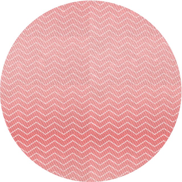 Ahgly Company Tapis d'Intérieur Ronds Transitionnels Roses Lavables à la Machine, 4 Pieds Rond
