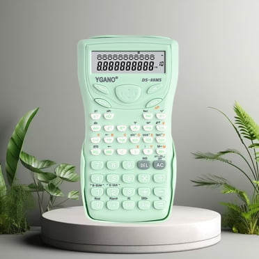 Aqestyerly Calculatrice Scientifique pour Étudiants, Affichage Multifonction, Calculatrice d'Examen, Affichage en Ligne, Calcul vers le Haut et vers le Bas HWRETIE
