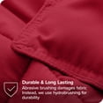 thumbnail image 4 of Bare Home Goose Down Alternative Comforter Set - 3 Piece Set - King/Cal King, Red, 4 of 7