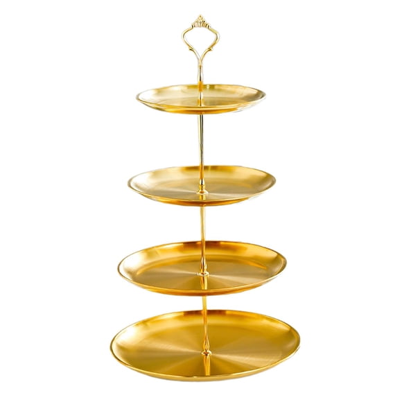 Tnarru Cake Display Stand Elegant Desserts Cupcakes Stand for Candy Cookie Birthday 4 Tier