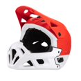 thumbnail image 3 of Lipstore Bicycle Helmet Adjustable Commuting Mountain Road Bike Full Face Bike Helmet White Red, 3 of 8